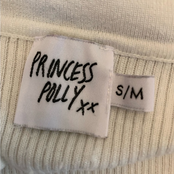 Princess polly mini cardigan sweater ribbed cropped white
Size s/m - Picture 6 of 7